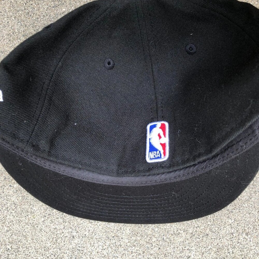NEW ERA Utah Jazz Fitted Hat 7 1/4 Black Men's 59Fifty Cap NBA Basketball - Picture 5 of 8